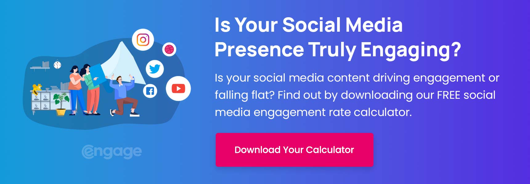 social media engagement rate calculator CTA
