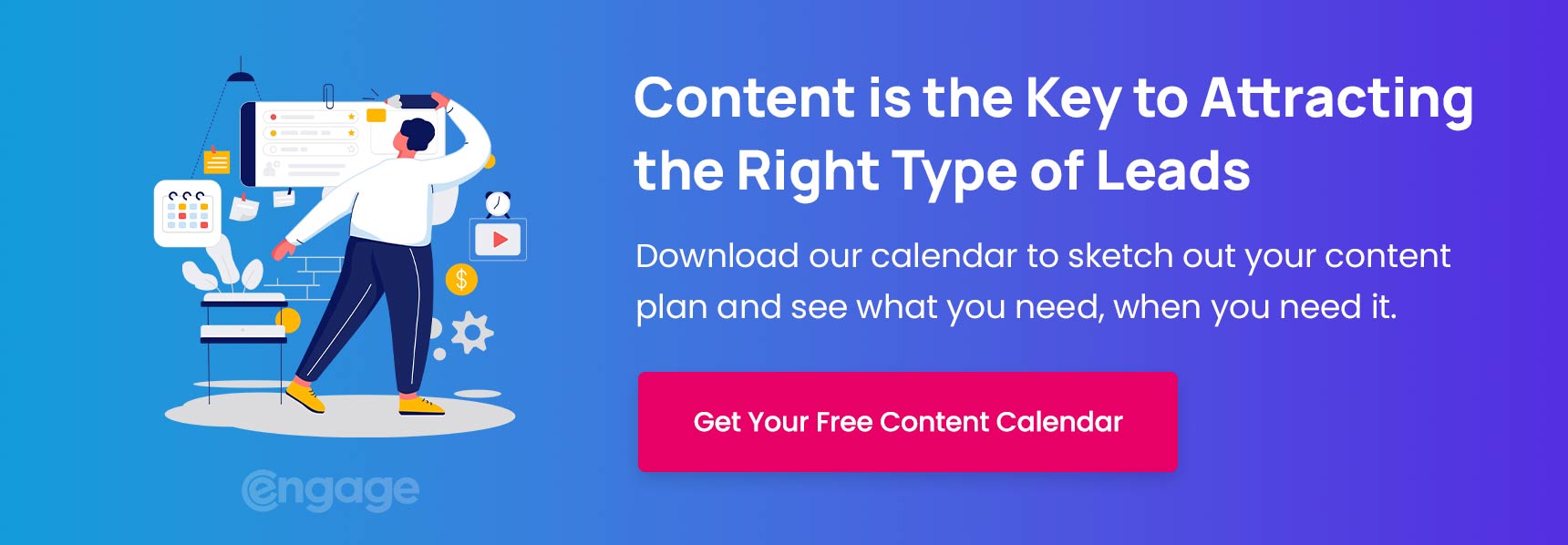 content calendar download call to action