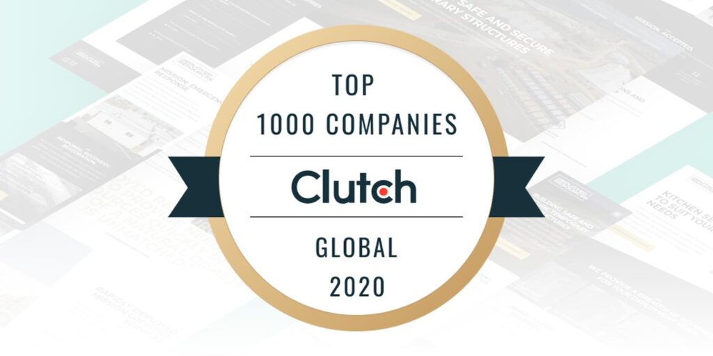 Clutch Top 1000 Global B2B Company