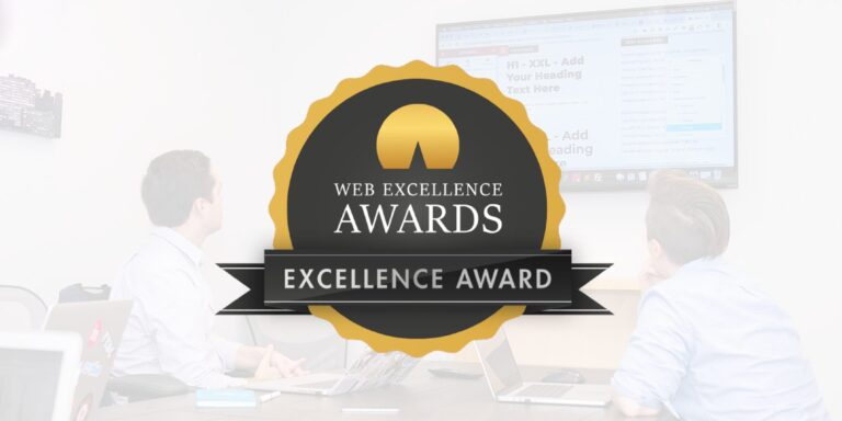 web design excellence award badge