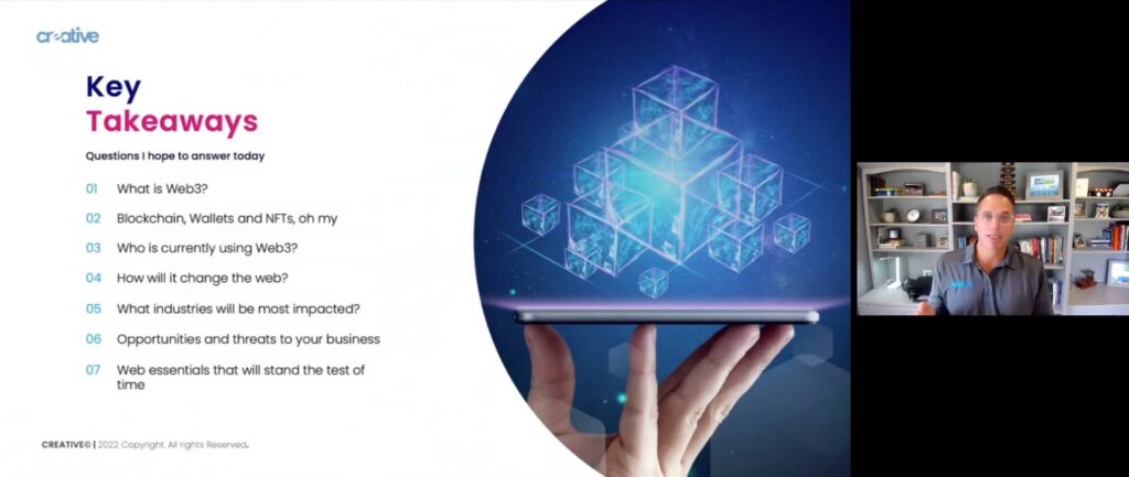 key takeaways from web3 marketing webinar thumbnail