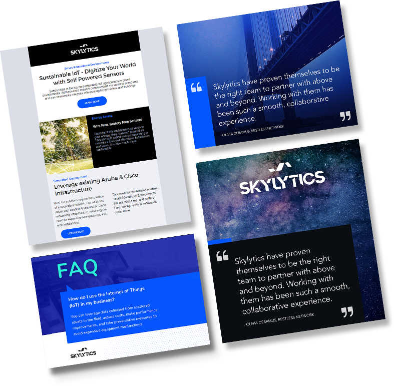 Skylytics website screenshots